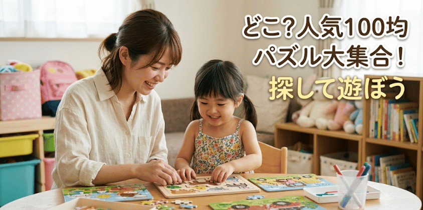 100均のパズルはどこで売ってる？ダイソー・セリア全店調査