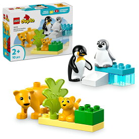 レゴ(LEGO) デュプロ デュプロのまち どうぶつのかぞく：ペンギンとライオン 10442 [ おもちゃ 玩具 誕生日 プレゼント ブロック 知育 男の子 女の子 子供 1歳半 2歳 4歳 幼児 ごっこ遊び おままごと 動物 生き物 ]