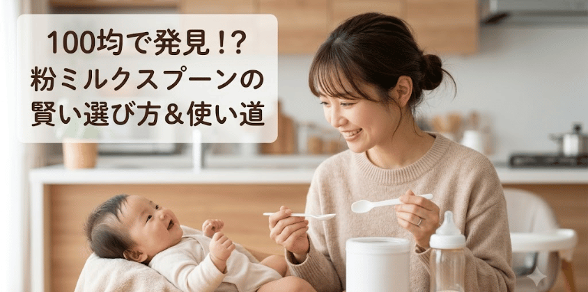 粉ミルクスプーンは100均に売ってる？ダイソー・セリア全店調査